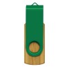 4GB Bamboo USB Drives Dark Green
